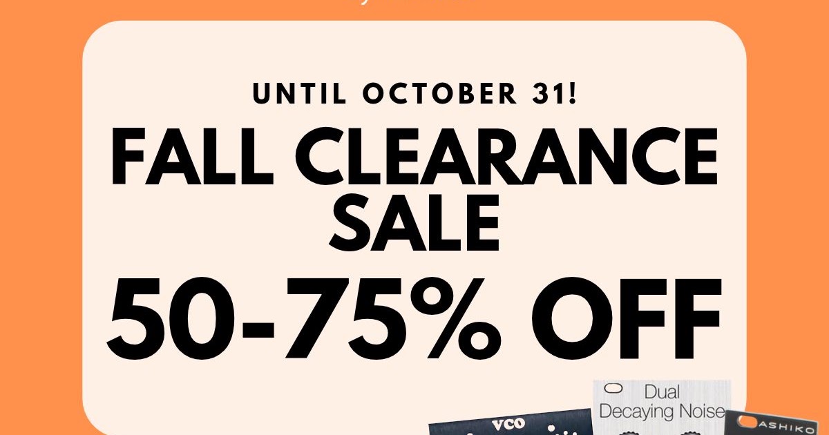 matrixsynth's tweet photo. New Post:  synthCube Fall Clearance Sale! dlvr.​it/TW10dH https://t.co/EyfzyID4BU