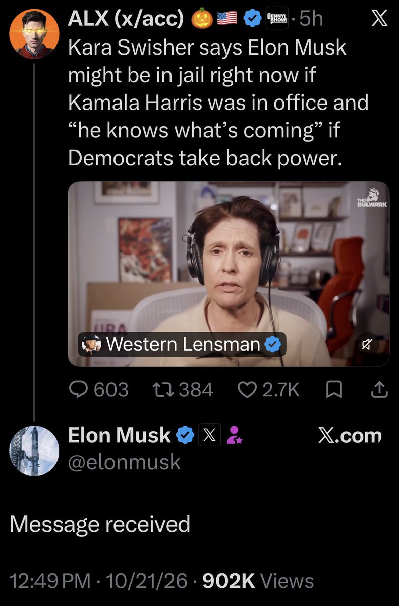 RealSpitfire's tweet photo. Make no mistake. @elonmusk will be unlawfully targeted if Democrats win the Midterms. 

America, let alone the world cannot afford this. https://t.co/APYmVRy1JW