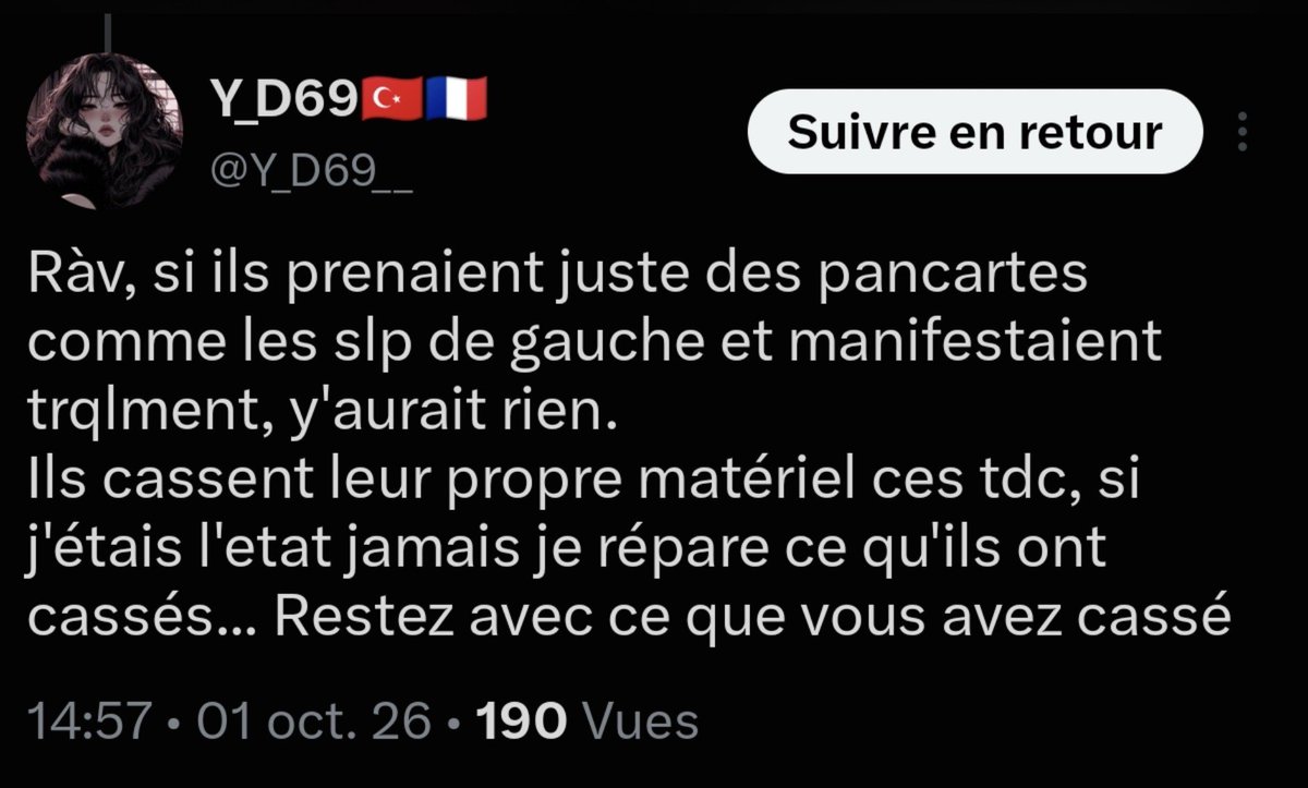 HdoPlus's tweet photo. Oui oui ya aucun masque qui tombe et tu fais pas du tout une fixette sur la gauche ça doit être ça 😂

"Gauchiasse", appel au vote pour Zemmour, insulte gratuite de "salope" envers la gauche, c'est pas du tout en corrélation avec tes réponses de con à notre commentaire, t'es un super héros animé de bon sens et t'aurais fait pareil pour la droite 👍🦸

(Spoil quelques mots clés suffisent à voir que tu l'as JAMAIS fait, pas un seul "droitard/droitardé" sur ton compte, mais du "gauchiste/gauchiasse" à balle, heeiiiin mon cochon mdrrrrr)
