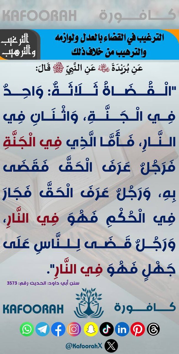 KafoorahX's tweet photo. #ترغيب_وترهيب #حديث_اليوم #حديث_شريف #كافورة https://t.co/PRp8gXnAkg