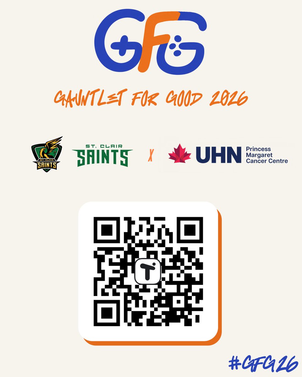 GauntletForGood's tweet photo. St. Clair will be benefiting The Princess Margaret Cancer Foundation at Gauntlet For Good 2026!

@SaintsGamingCA x @thePMCF 
Campaign Link: https://t.co/xyhGXglfPB
Donation Link: https://t.co/1bUwx5jTcS

#GFG26 https://t.co/ATKqgndhrX