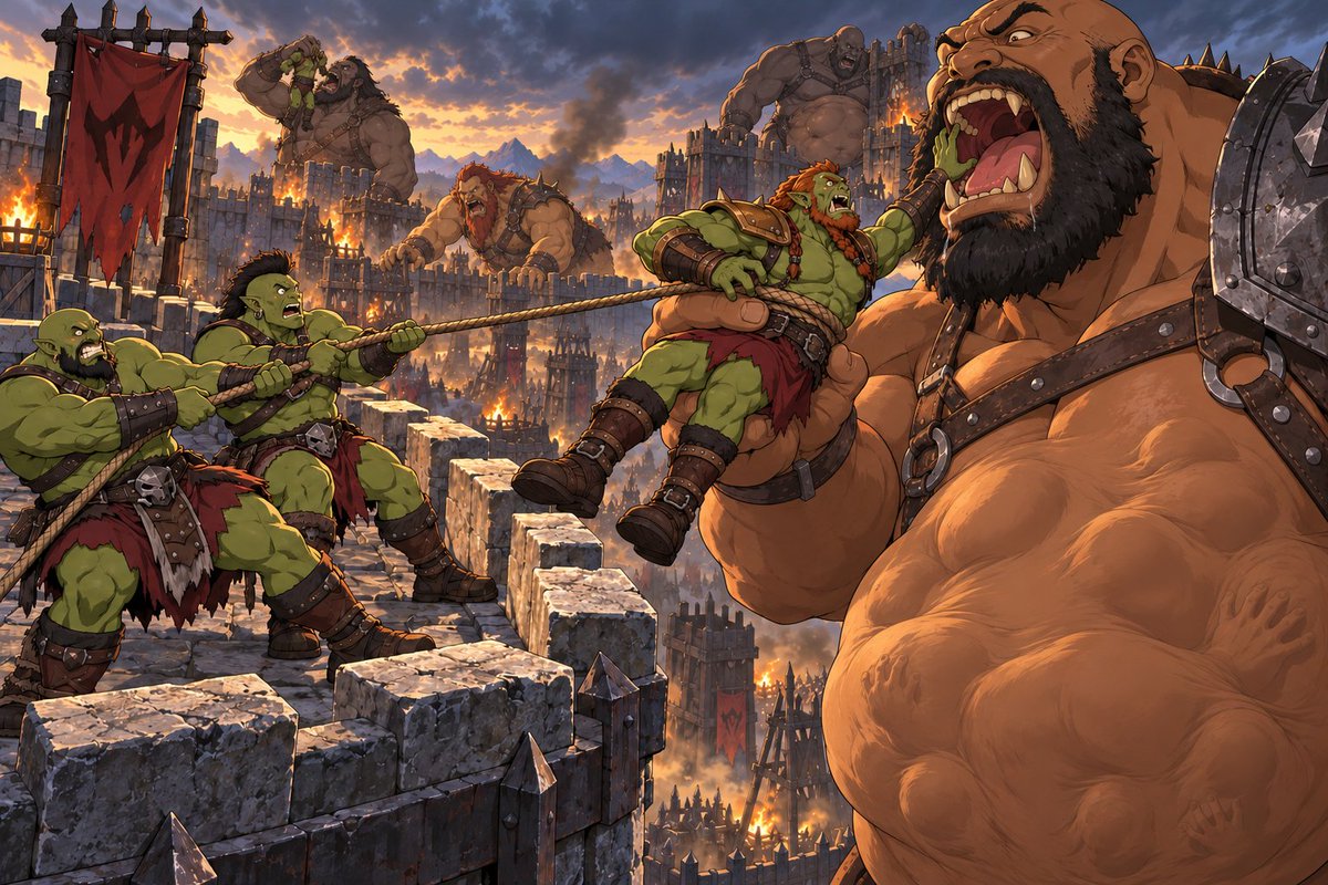 VorenyHaru's tweet photo. Day 21: Siege
Looks like this fortress wasn't enough to separate the meal from it predator!
#vorctober #voretober #orctober https://t.co/nlQimltGfy