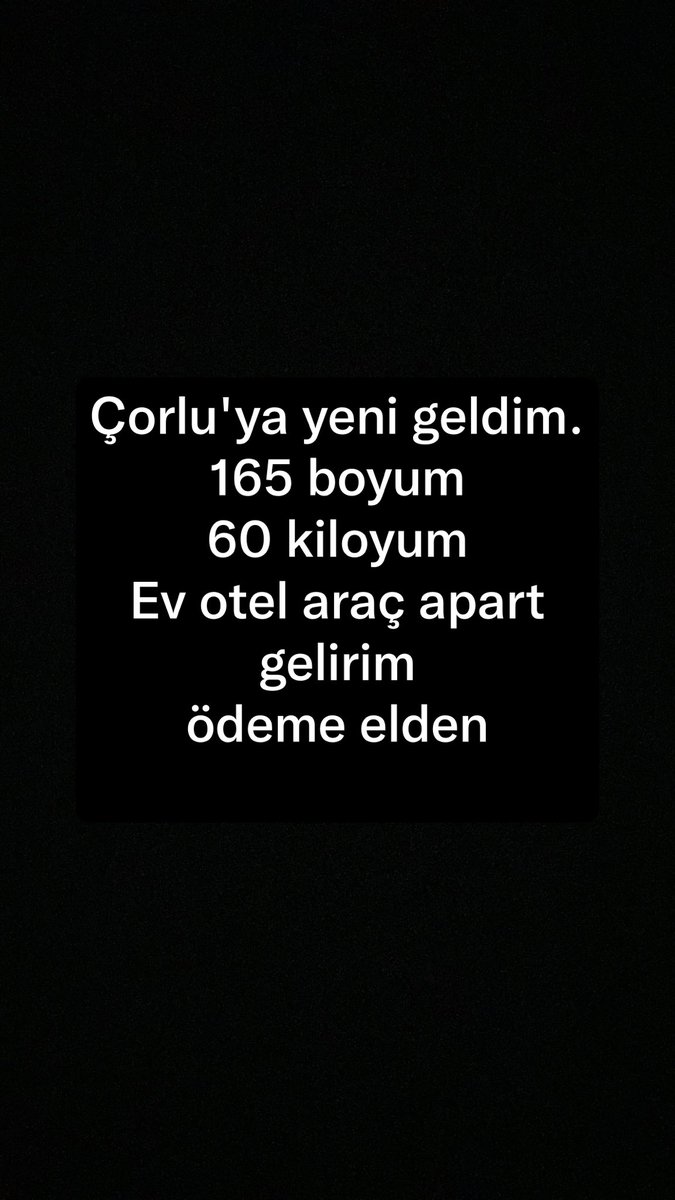 Sinemwsmu's tweet photo. Çorlu,Tekirdağ 05412245691 https://t.co/bEC5bDe9Qq