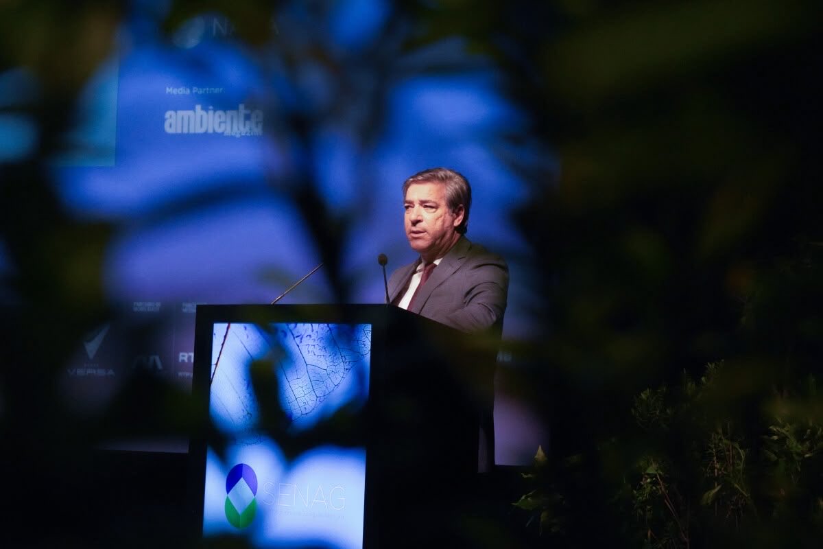 ambiente_pt's tweet photo. 💧Na abertura do SENAG 2026, em Guimarães, o Secretário de Estado do Ambiente destacou a importância da construção de respostas mais eficientes, sustentáveis e resilientes para a gestão da água.

A água é um recurso essencial e uma prioridade estratégica para Portugal.

#Água https://t.co/qPuxY5eEut