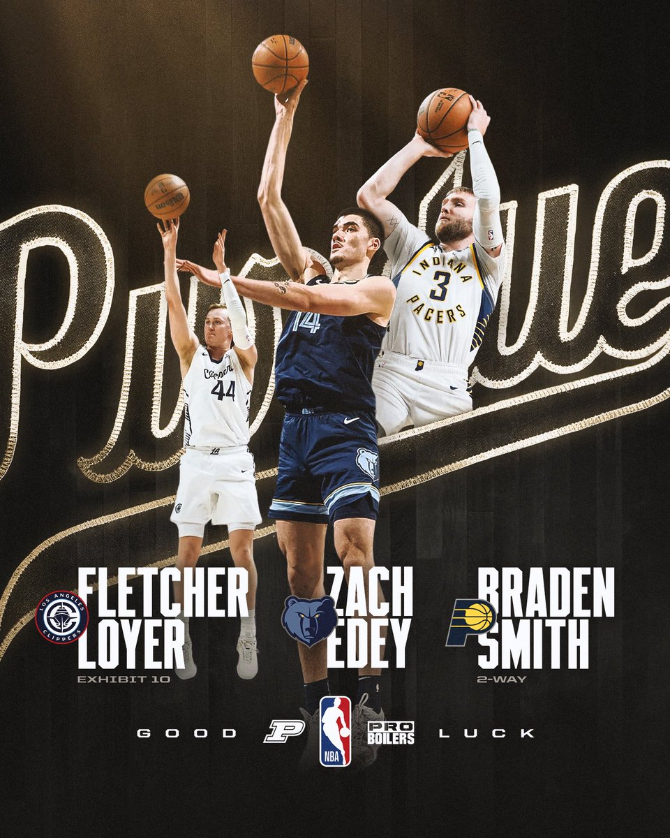 BoilerBall's tweet photo. Good luck to our @NBA guys this season. https://t.co/NjPx7LMT1R