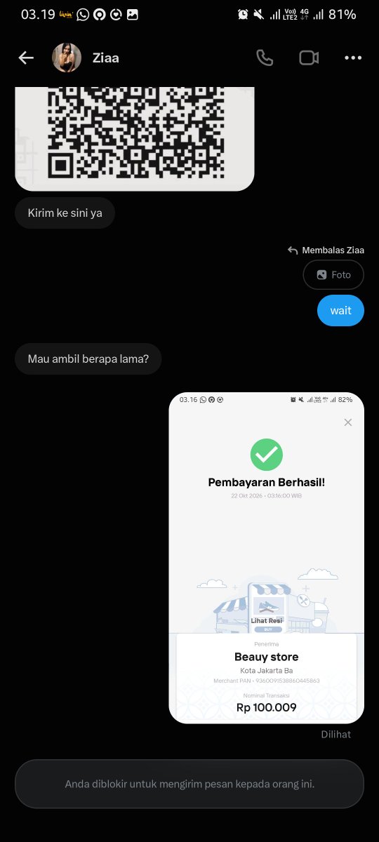 bangsal69's tweet photo. update terbaru, dia berani testi vc, setelah dibayar diblokir😅
@xxkziaa selamat menikmati uangnya ya https://t.co/IklThSFhR7