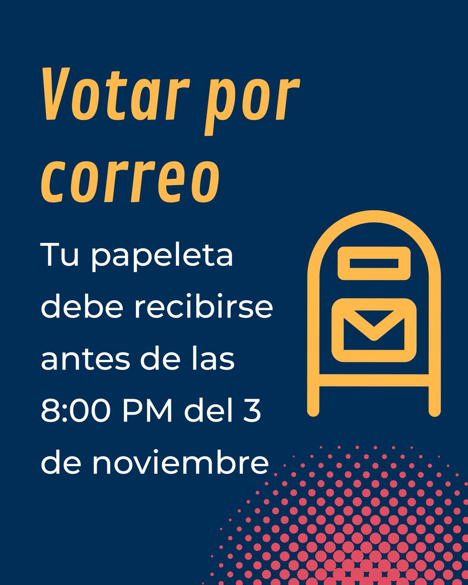 RISecState's tweet photo. ¿Cómo vas a votar en las elecciones generales? ¡Rhode Island te facilita el voto con tres opciones muy cómodas! Puedes votar por adelantado en persona, el día de las elecciones, o por correo. Más información en https://t.co/KFI68DqpoA. https://t.co/M5IebbOYua