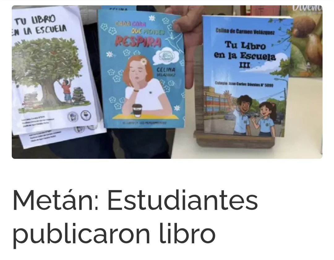 saltaaldiaok's tweet photo. En el marco de la XVI Feria del Libro de Salta, el Colegio de Educación Secundaria N° 5099 “Juan Carlos Dávalos” presentó la publicación “Tu Libro en la Escuela”.
#saltaaldianoticias #Interior #feriadellibro
Leer más: https://t.co/8RRhwSDGXA https://t.co/sSeAeACwkr