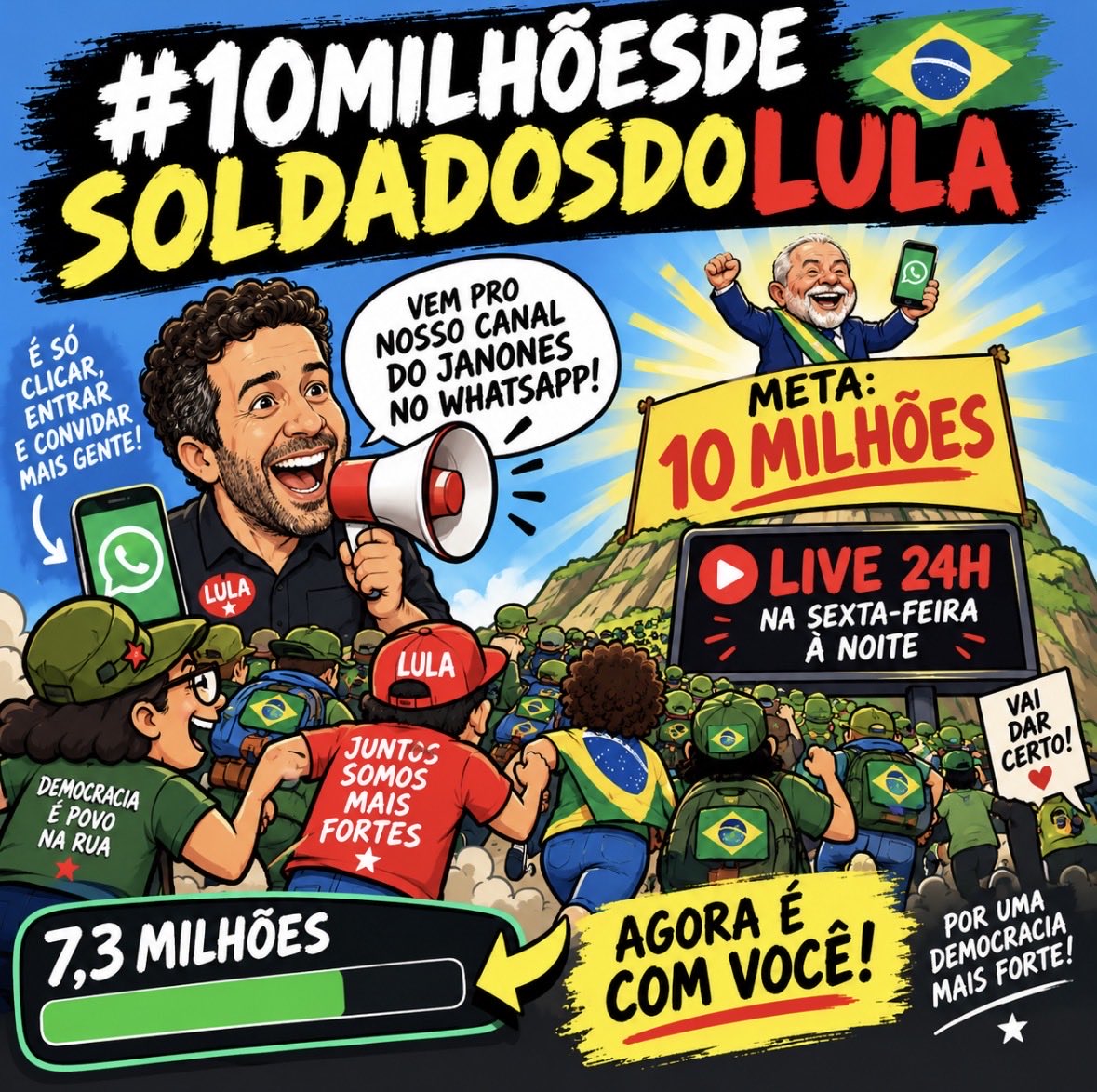 DboraValle8's tweet photo. #10MilhõesDeSoldadosDoLula 🇧🇷 https://t.co/DTXvpC9iHT