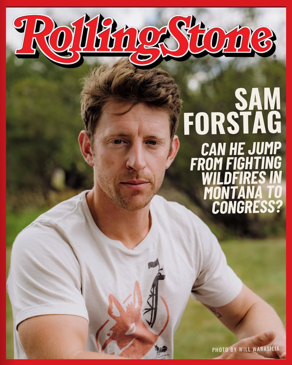 SamForstag's tweet photo. At our event to honor firefighters a couple weeks ago, I had the privilege of chatting with @RollingStone about the importance of sending working people to Congress. Give it a read! https://t.co/Oh9TsfyN0e