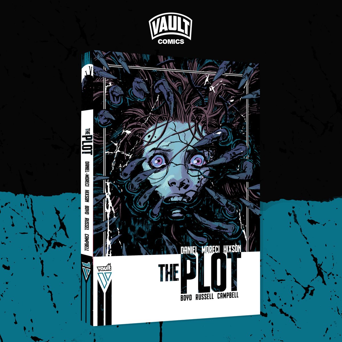 TimDanielComics's tweet photo. The Plot
Daniel | Moreci | Hixson | Russell | Boyd | Campbell

Vault Comics Vantage Compact Edition

The complete story collected in print for the 1st time!

In-stores &amp; small enough to fit in your pumpkin bucket. https://t.co/wn3YMjar1D