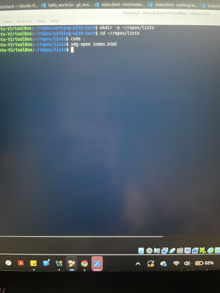 ihotu_alaku's tweet photo. Day 17/100 

Today, I created ordered and unordered lists in HTML. 

#100daysofcoding https://t.co/ZAN0Ph9v2R