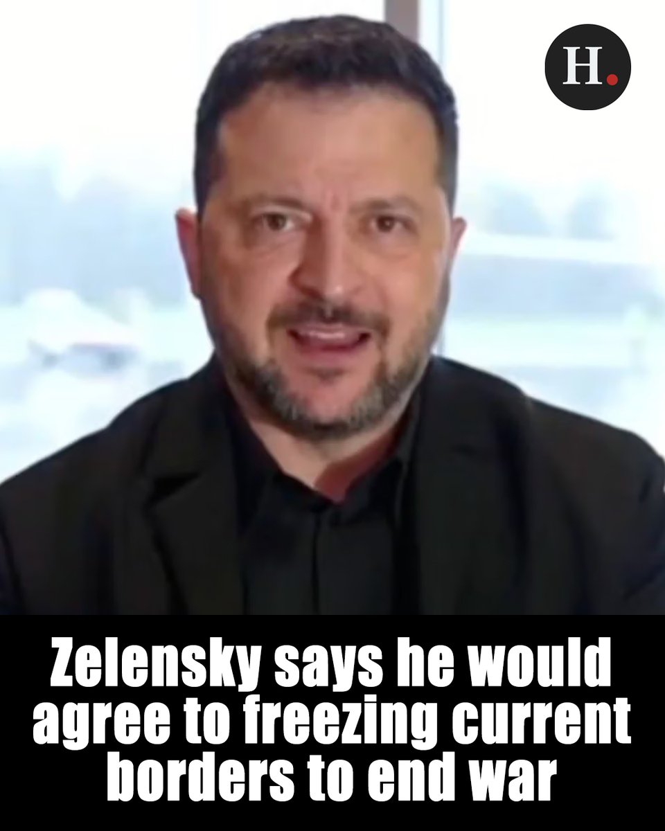 HumanEvents's tweet photo. Zelensky says he would agree to freezing current borders to end war

https://t.co/BLcPkPOO2h https://t.co/aA21cWLUJ4