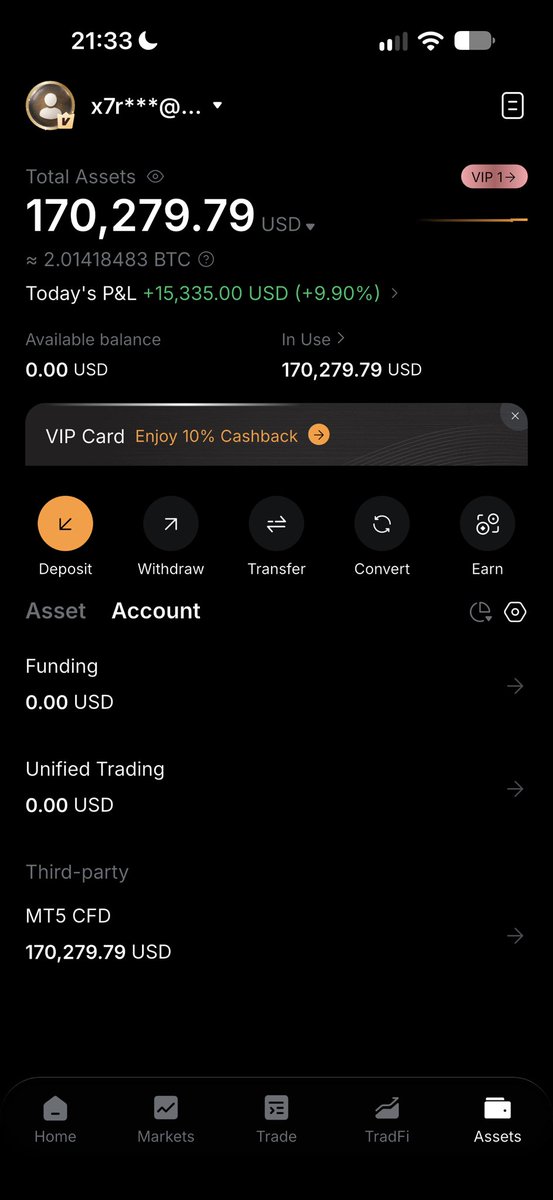 ahmedxm01's tweet photo. On September 18th, 2026, I funded my Bybit TradFi account with $100,000 to trade XAUUSD (Gold).

After two losing trades, I was down $10,000. I still shared my account balance publicly, not because I was proud of the losses, but because I know the kind of trader I am.

8 years of trading experience have taught me one thing: Drawdowns are part of the game. Losses are normal. What matters is how you manage them and bounce back.

Today, that same account is sitting at $170,279.79. 🚀

And believe me, one day, that same account will hit $500,000, In Sha Allah.

Every trade will continue to be shared here for FREE. Some people will learn, take action, and grow. Others will watch the entire journey unfold without ever taking a single step.

Sometimes, the problem isn’t poverty or a lack of opportunities. It’s our inability to recognize and take advantage of the opportunities right in front of us.