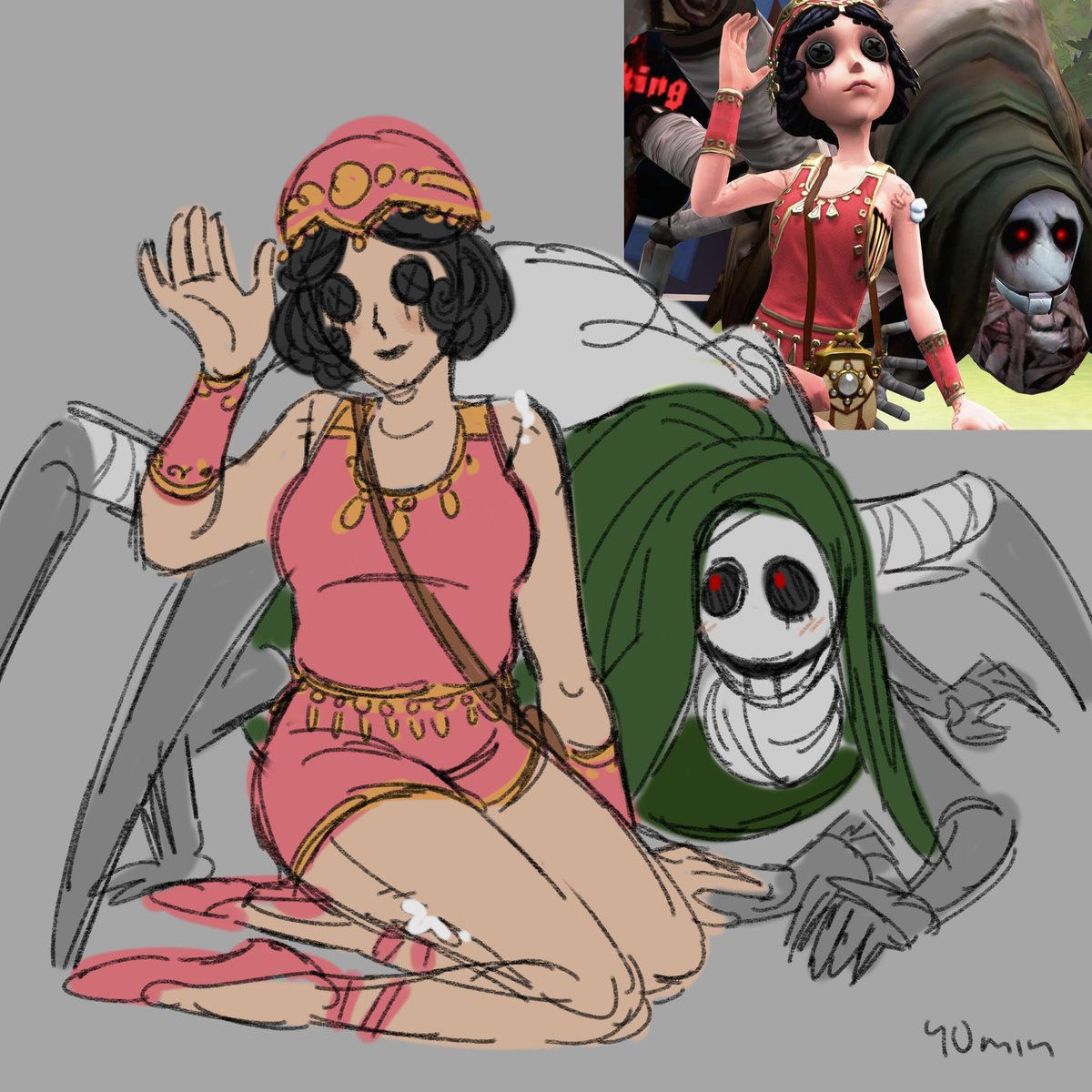 sunarting's tweet photo. viomarg bomb #IdentityV https://t.co/NQmOJCUyVL