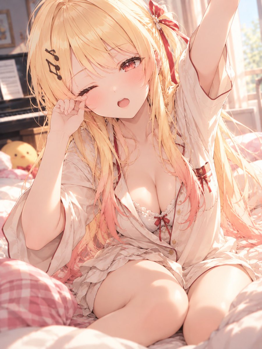 kanatyan_ai's tweet photo. ReGLOSS
ホロライブ / hololive

寝起きのReGLOSS。

SFW illustration, no nudity.
#ReGLOSS #ホロライブ #AIart https://t.co/a8rcPAXub7