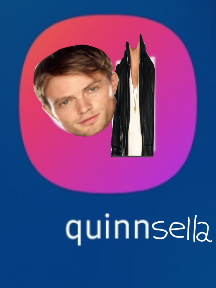 randomkinsella's tweet photo. Wade Kinsella as the quinn app logo https://t.co/5TjJGnXiPY