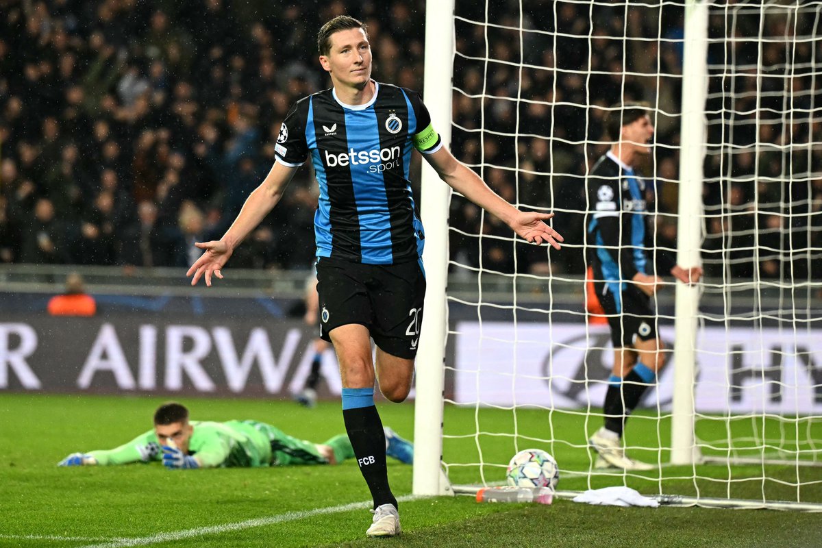 OptaJean's tweet photo. 10 - Le Club Bruges est l'équipe qui a inscrit le plus de buts contre des clubs français en Ligue des Champions depuis le début de la saison dernière :

✅4-1 v Monaco
✅3-0 v Marseille
✅3-0 v Lens

Chocolat. https://t.co/pxapUCVTlV