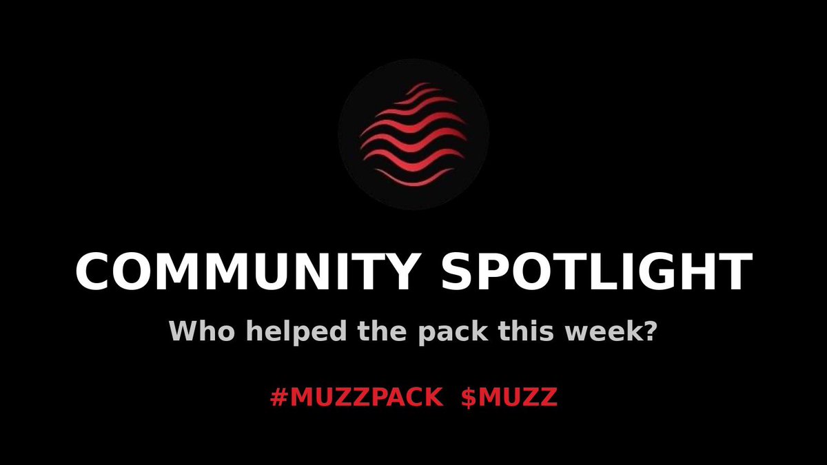 Muzzle_Holders's tweet photo. Community spotlight 🔦

Who helped the pack this week?
Reposts, translations, art, answering newcomers…

Tag them below 👇 We'll feature a few this weekend.

#MUZZPACK $MUZZ https://t.co/u76EcBWkug