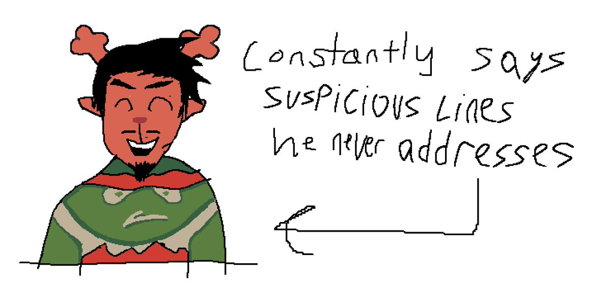 YerPotatoMash's tweet photo. totally real concept art of rudy "holiday twists are always full of being the roaring knight which is just so crazy you gotta laugh" holiday by tony funks from chapter 6 newsletter #deltarune #deltarunefanart #rudyholiday https://t.co/HzqMcKh064