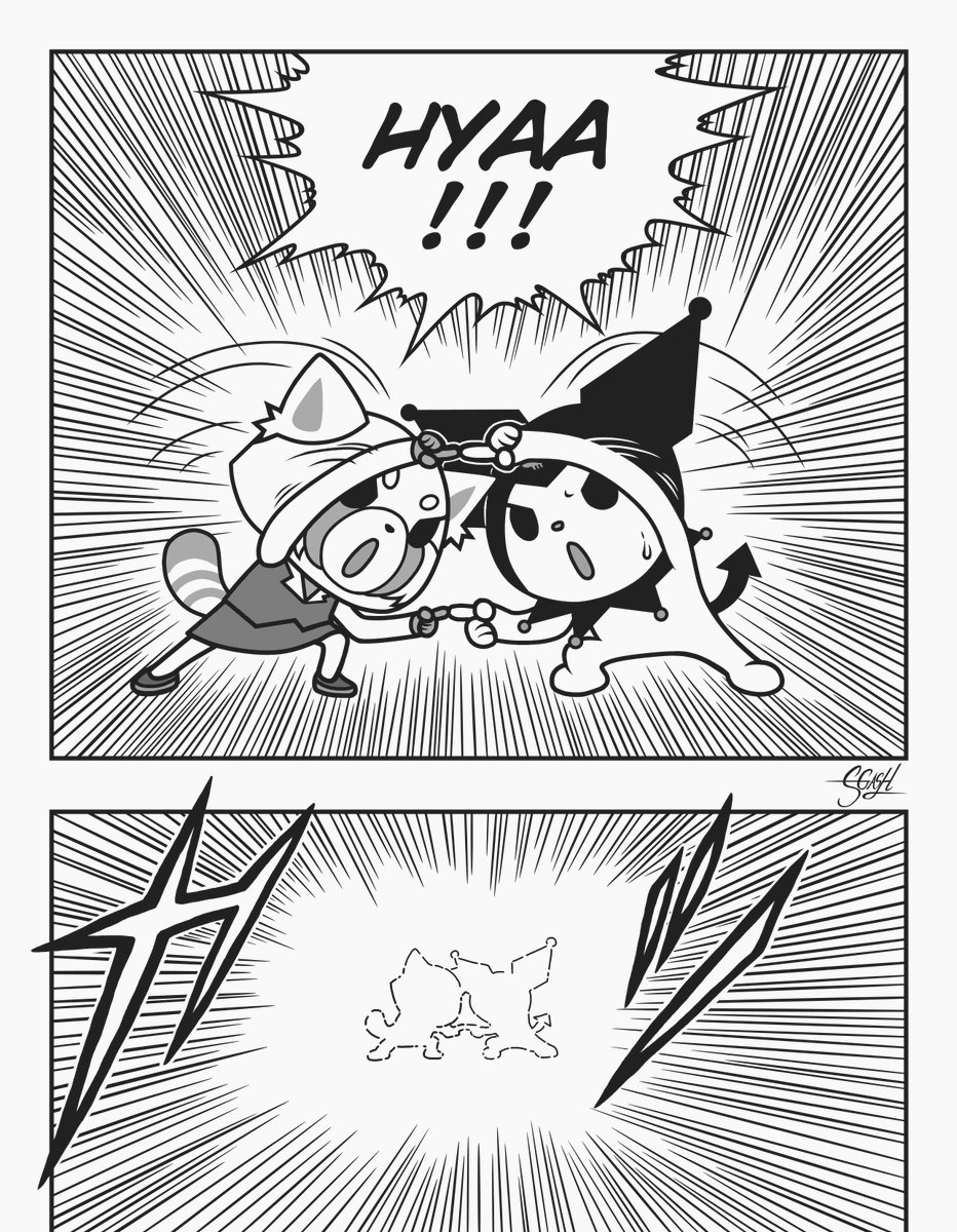 SGashLazuli's tweet photo. Retsuko and Kuromi FUSION! 💥
(idk, it just occurred to me lol)

#aggretsuko #aggretsukofanart #digitalart #kuromi https://t.co/dQi5Xy3S7H