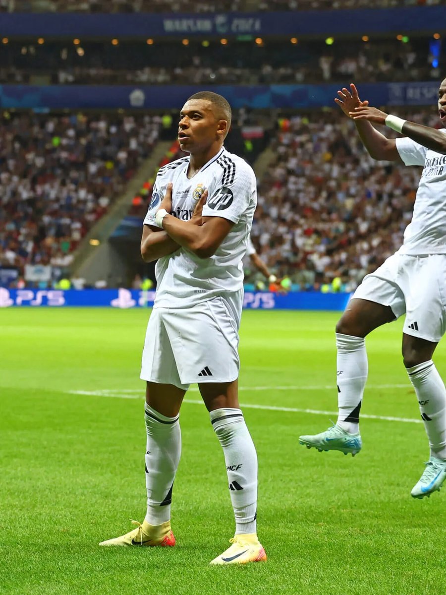 FConPredict's tweet photo. 🚨 25 UCL GOALS FOR MBAPPÉ! 🔥

Kylian Mbappé has scored 25 goals in just 28 Champions League games for Real Madrid! ⚽ https://t.co/56RoYT32ZV