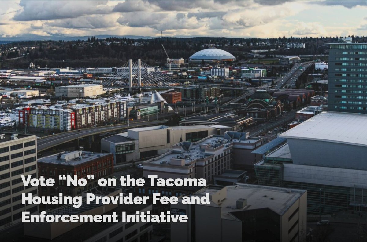 future42org's tweet photo. Vote “No” on the Tacoma Housing Provider Fee and Enforcement Initiative

Ballots for the November general election have been mailed and should already be arriving in Tacoma voters’ mailboxes. Among the measures on this year’s ballot is a sweeping new rental regulation proposal that the City Manager estimates could cost taxpayers and businesses $8 million to $10 million per year, on top of a projected $40 million General Fund budget shortfall for 2027–28.

The Tacoma Housing Provider Fee and Enforcement Initiative, officially known as Safe Homes for All Initiative Measure No. 1, would add a costly new licensing and enforcement structure on top of Tacoma’s existing rental housing regulations. With the City’s budget already stretched, those new costs would compete with the General Fund dollars that pay for police, fire, and other core city services.

Read more about why Future 42 recommends a NO vote on Safe Homes for All Initiative Measure No. 1: https://t.co/kEZiLUmhkB