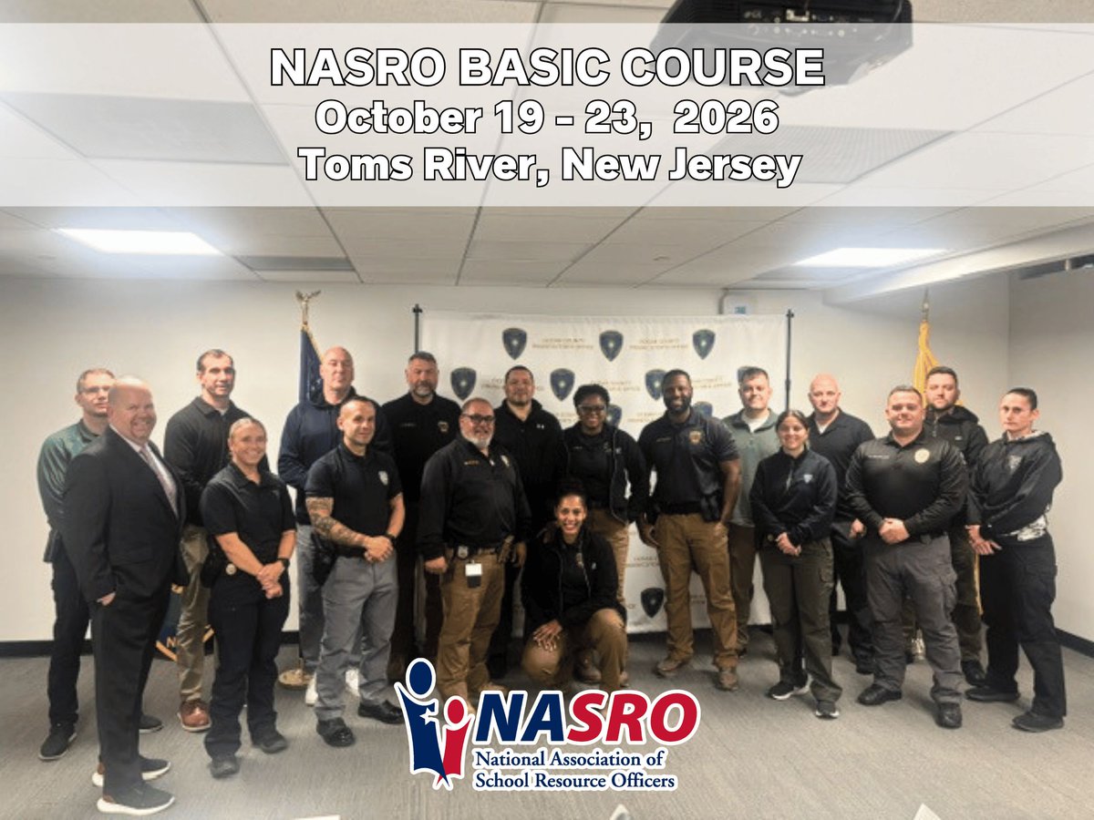 NASRO_Info's tweet photo. NASRO Instructor Jason Balvik teaching the NASRO Basic SRO Course in Toms River, Jersey. 

This course is hosted by the Ocean County Prosecutor's Office. https://t.co/tWeNWNQzl9