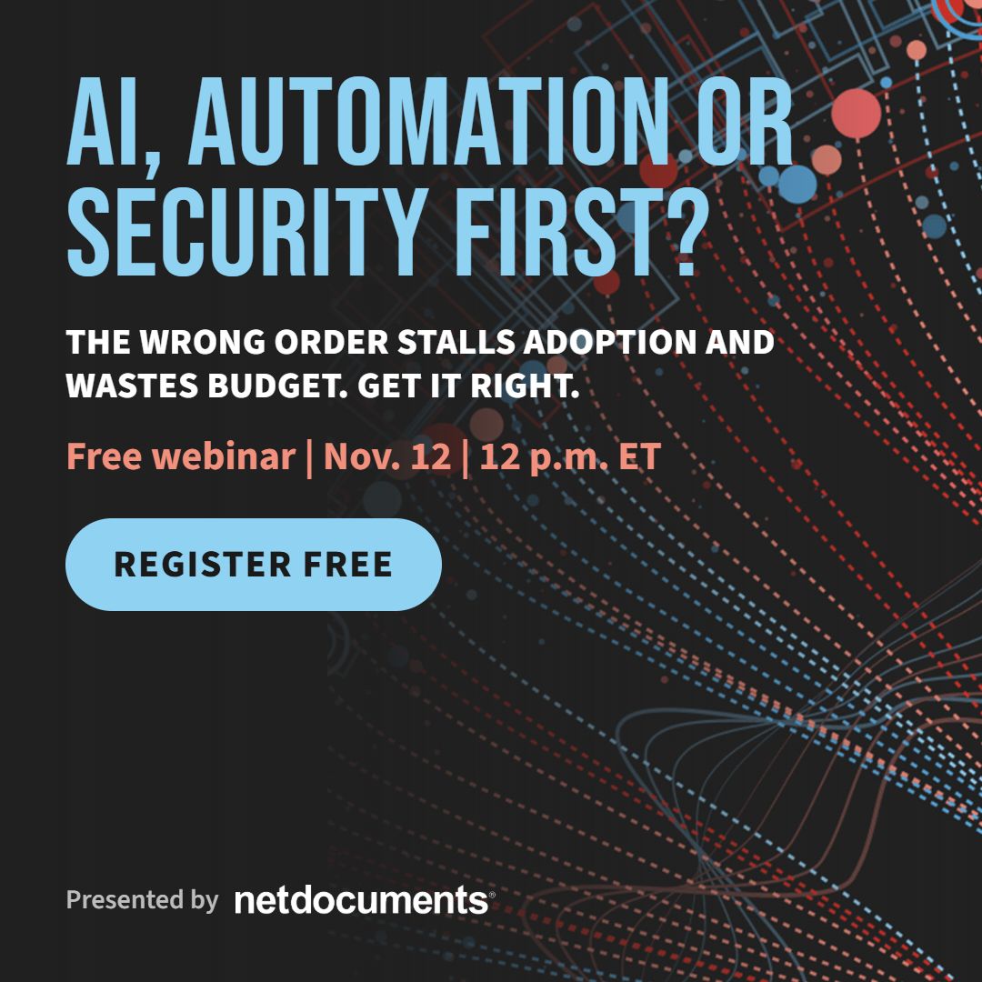 VALW's tweet photo. Welcome! You are invited to join a webinar: BTM: AI, Automation or Security First? Building a Legal Tech Roadmap That Pays Off . After registering, you will receive a confirmation email about joining the webinar. https://t.co/7C1ZFgZhfu https://t.co/rxEL3SUNU0