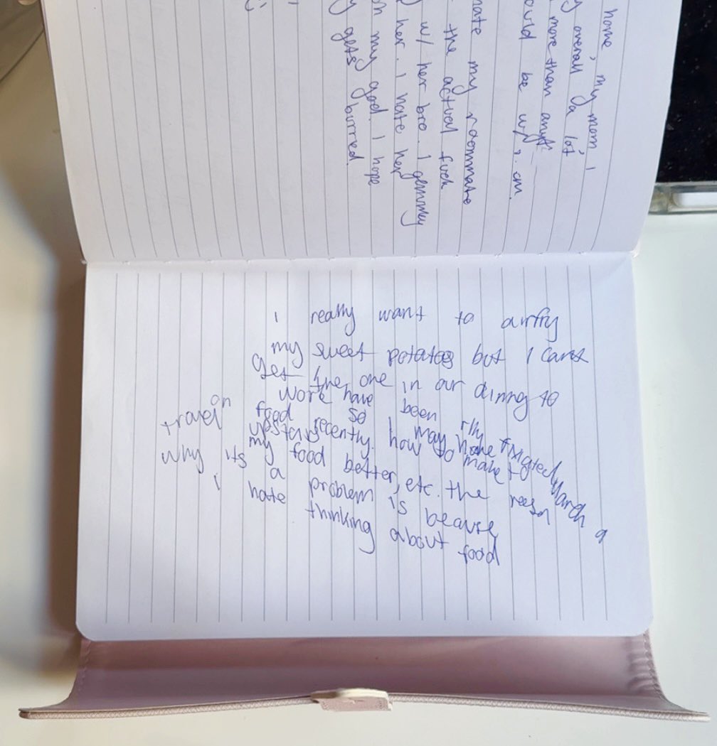 loverofyoutoo's tweet photo. edtt diary vs true ed diary https://t.co/Uqdb9BCwCU