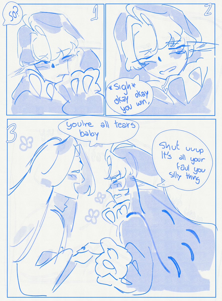 coffeshop_00's tweet photo. DAY 21 - Proposal
A cute and simple comic...I felt that a single drawing didn't tell enough so here...have fun ig
#shadowvanilla #shadowmilkcookie #ShadowVanillaTober2026
#purevanillacookie #pureshadow #CRK #crkart https://t.co/AV9PFr9aag