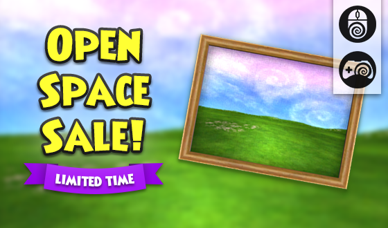 Wizard101's tweet photo. A builder’s dream awaits! 🛠️

Now through Sunday, October 25th, you can get the Open Space for 25% off in the PC and Console Crown Shop! Create to your heart’s content in this wide-open area, perfect for your imagination to run wild! Don't miss out on this deal! #Wizard101 https://t.co/jOs9oEOXaC
