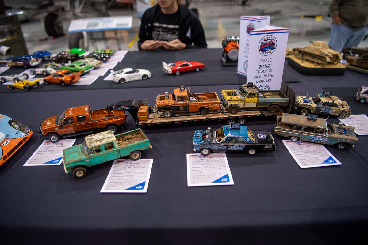 EAA's tweet photo. Thanks to everyone who came out to the EAA Aviation Museum and helped make the return of our ScaleVenture event a big success this past weekend! 😎

We'll see you again next year! Mark your calendars now for Saturday, October 16, 2027.

📸 Connor Madison

#scalemodels #modelbuilding #EAA #aviation #avgeek #modelaircraft #modelcars #modelships