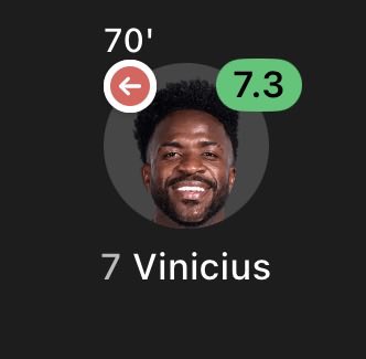 UTDTrey's tweet photo. Bro has snatched Vinicius chain😭 https://t.co/RNayTUuCsi