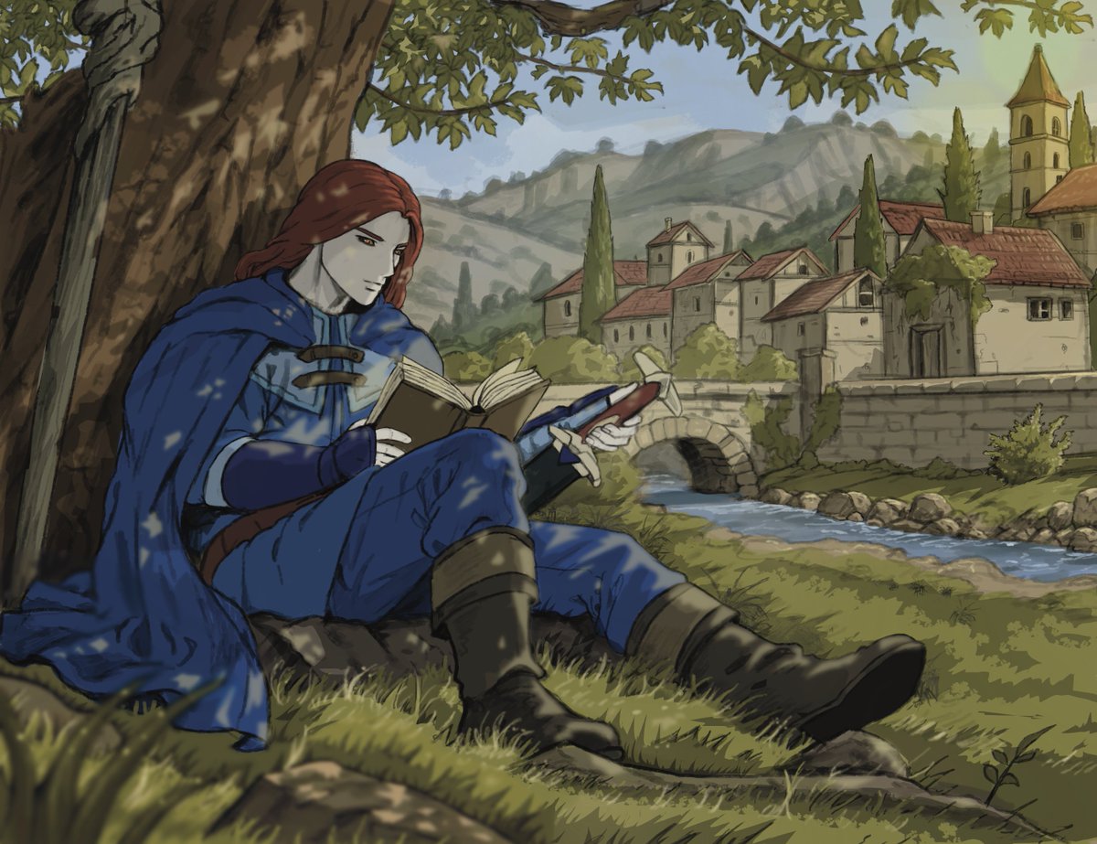MssZinou's tweet photo. Vulcrust the warrior mage,  had a lot of fun working on this commission! 
#art #painting #NoAI #manga #comic https://t.co/oMwddQmUjV