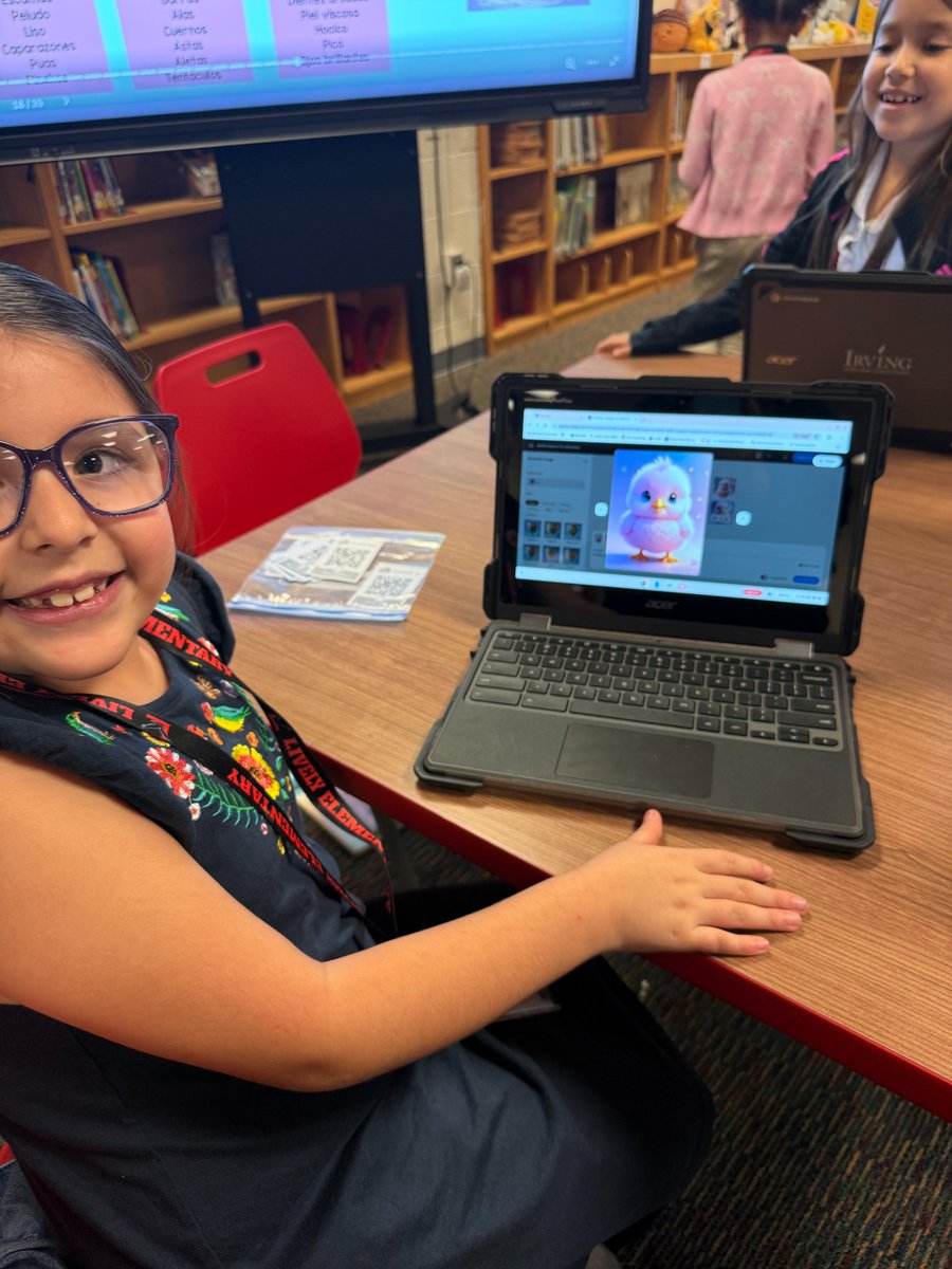 IrvingLibraries's tweet photo. 🐝 PreK: Coding with Bee-Bots &amp; Indi Cars
🏚️ K: Designing &amp; engineering haunted houses
🎨 2nd: Exploring AI image generation &amp; creating digital posters

From computational thinking to creativity &amp; problem-solving, our @irvingisd libraries are inspiring future-ready learners! https://t.co/nrXEF79cAd