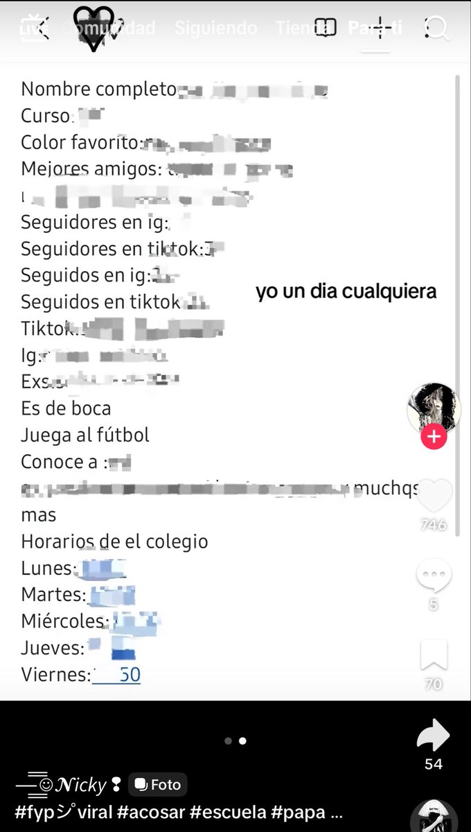 rokkusito's tweet photo. me da un poco de risa como las de tiktok piensan que acosar es saberse INFORMACION BÁSICA que sabrías de cualquier persona de tu circulo (y especificar los seguidores lo veo una pelotudez) https://t.co/Lxj8DYhn98