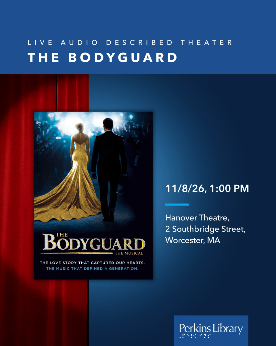 PerkinsLibrary's tweet photo. These select Boston-area performances in November will offer #AudioDescription by a live narrator via headphones! 🎭

Enjoy and check out the full 2026-2027 season schedule: https://t.co/Kb30mtjoG4

 #Accessibility #Theater #Wicked #DirtyDancing https://t.co/pIifKETDYg