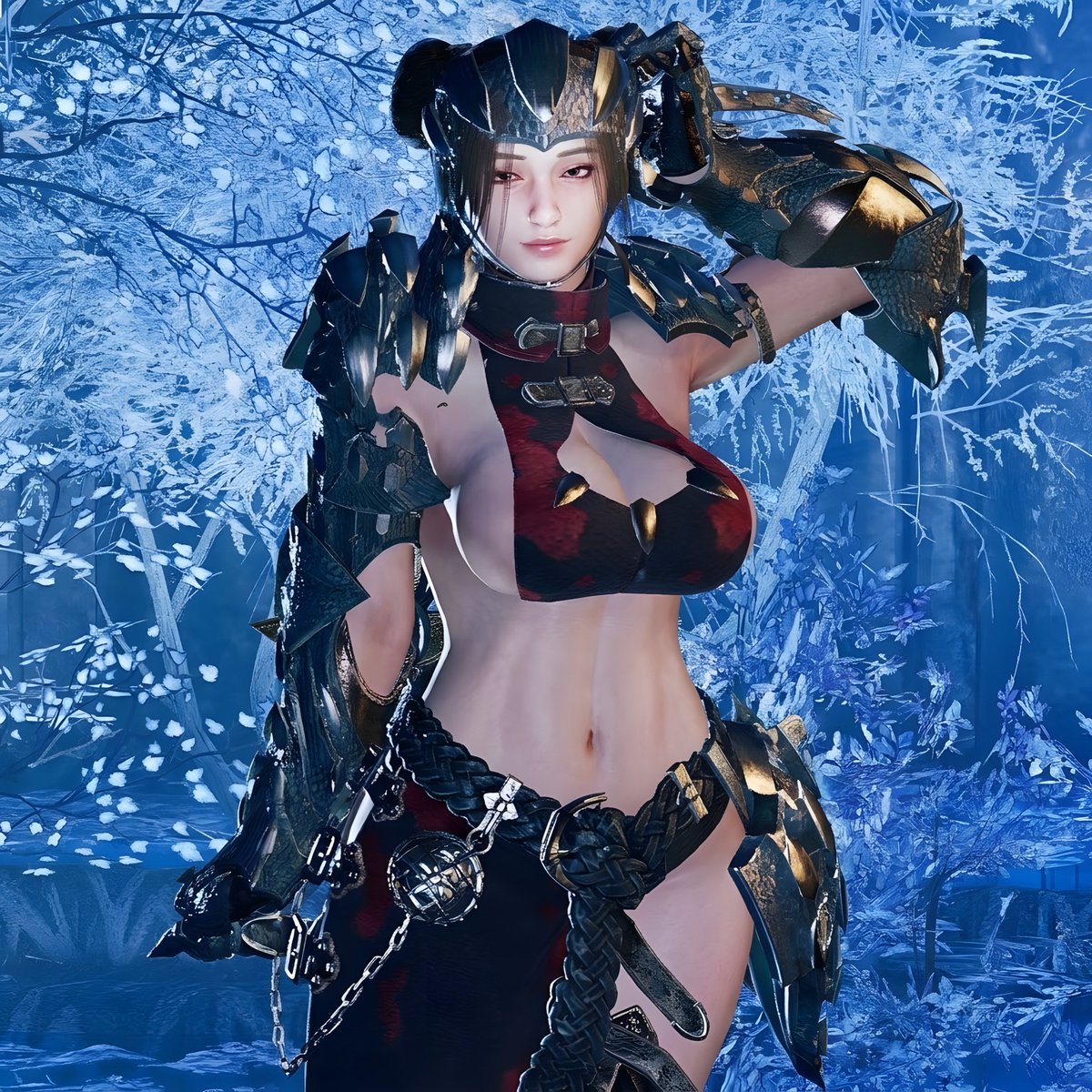 rabbiteye315's tweet photo. #VirtualPhotography #MHWilds #MonsterHunterWilds 
#モンハンワイルズ
バーラハーラ（Balahara） https://t.co/BRWUfkE46u