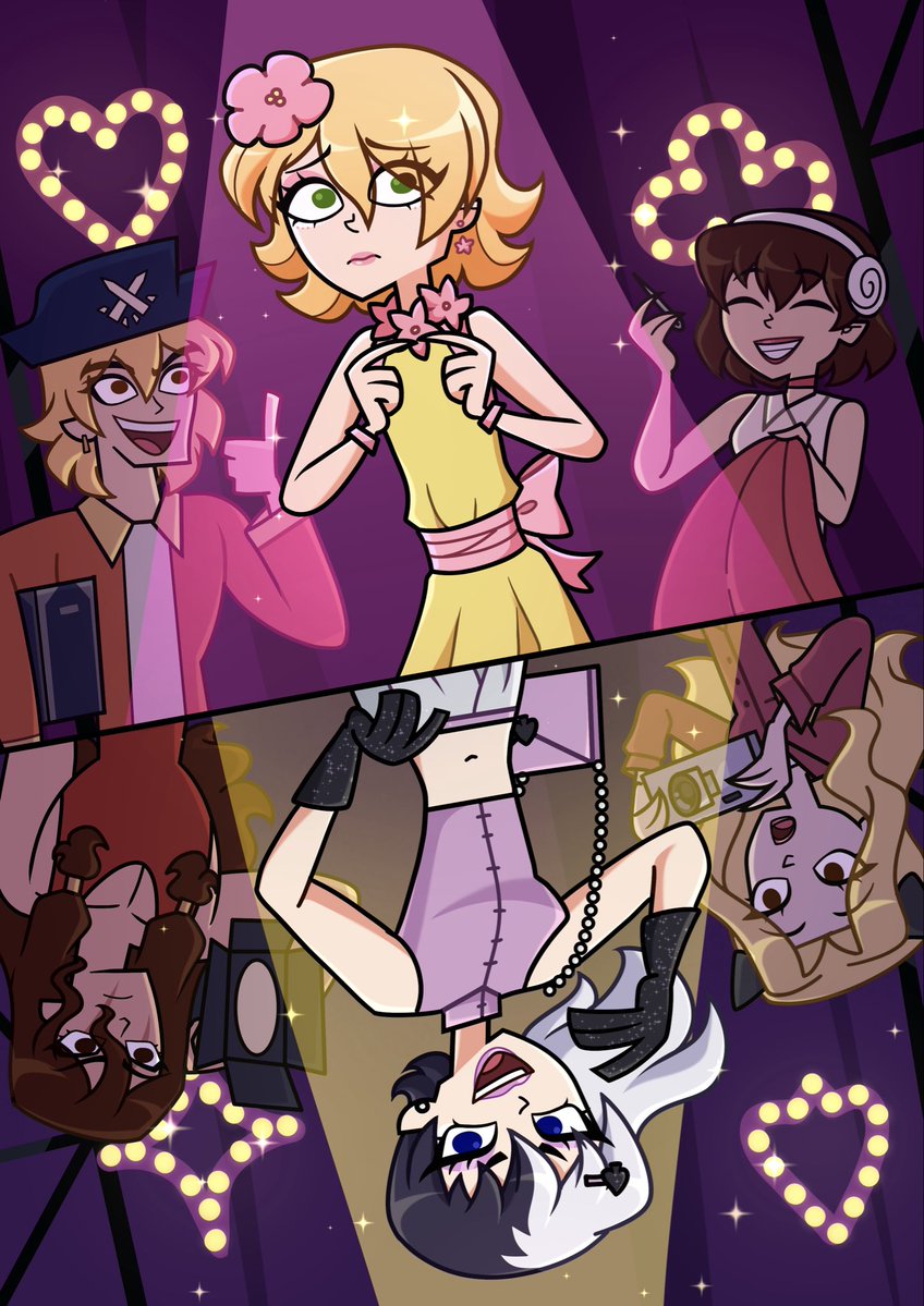 Nari_Kami_cat's tweet photo. Welcome to Xenos elegant drag race✨

Who missed the Dcst x Total drama AU? https://t.co/fpiuBpcnTH