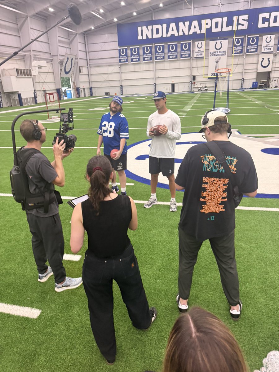 I_AM_WILDCAT's tweet photo. I got to do a sick collab with the NFL and Colts and be featured in a video on the official NFL YouTube channel. 

Lucky to get to do cool things with my favorite football team. 

WILDCAT vs Daniel Jones. IRL vs Video Games.

Video link in replies. https://t.co/ey5VIKkGLJ