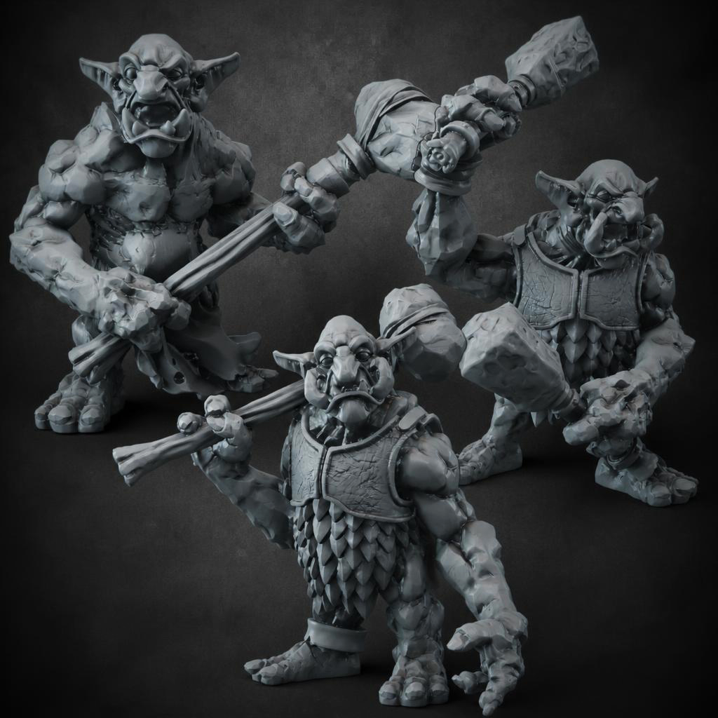 DuncanShadow's tweet photo. Ice Trolls
Another requested unit from a Patron

sculpted for 3d printing 

#3dprinting #ttrpg https://t.co/ok8RBCjZQ9