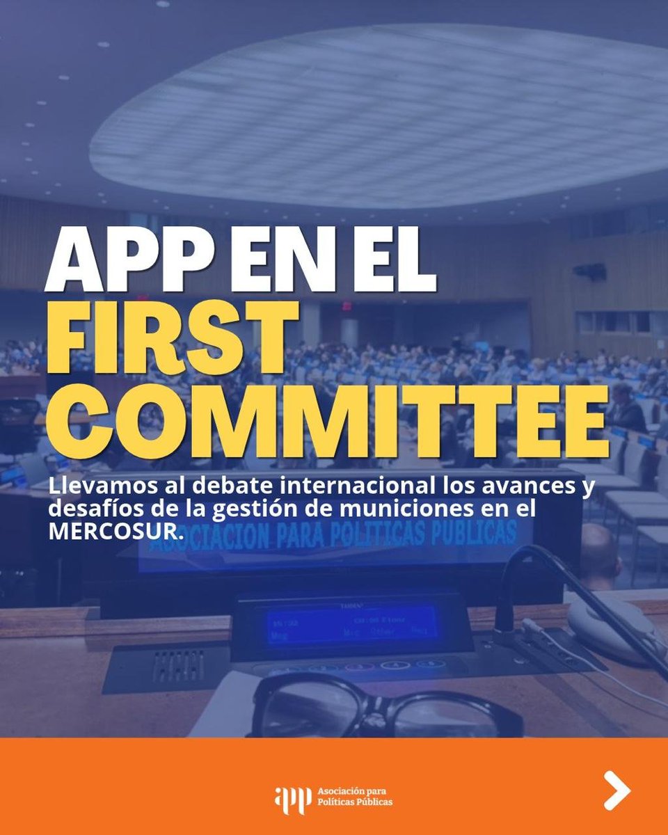 appargentina1's tweet photo. La semana pasada participamos de la 12.ª sesión del #FirstCommittee.
En nuestra declaración, destacamos la importancia de avanzar en la implementación del Marco Global para la Gestión de las Municiones Convencionales durante todo su ciclo de vida.
Seguí 1/2🧵⤵️ https://t.co/eZD9ZGPGAD