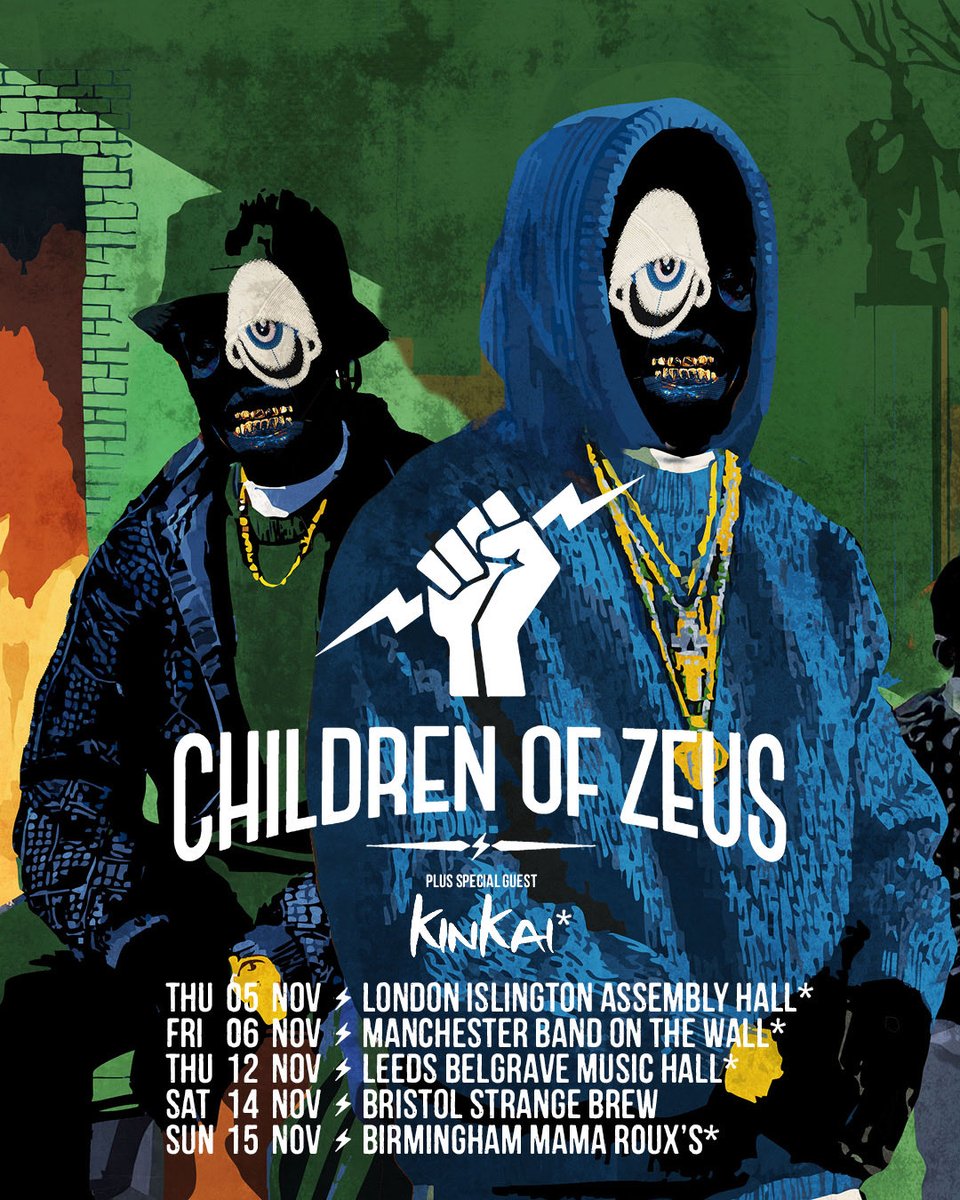ChildrenOfZeus's tweet photo. Couple weeks away. 
You might not see us again any time soon. Come hang out and sing some songs with us. ⚡️✊🏽 https://t.co/IFns9rcKgN