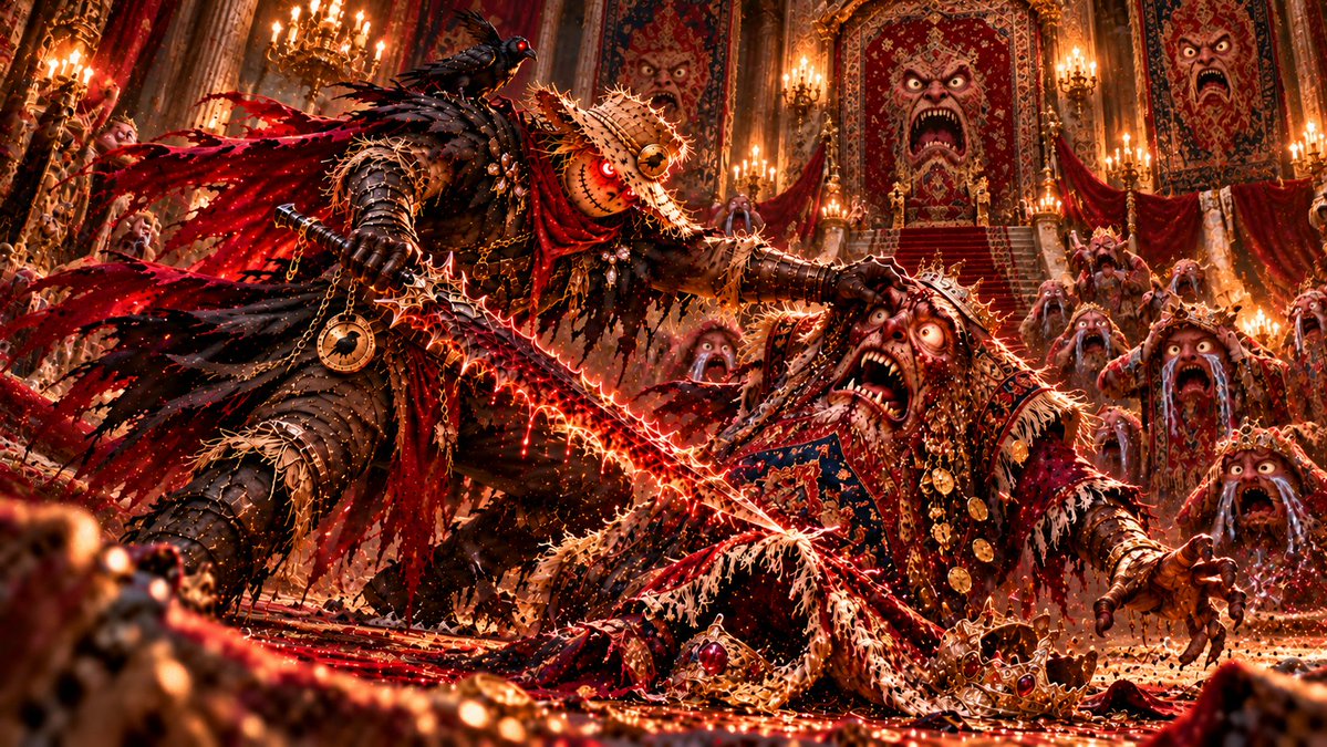 ScareCrowSolana's tweet photo. 👑🐦‍⬛ THE RUG KINGDOM HAS FALLEN. NO MORE FALSE KINGS. NO MORE SAFE HAVENS FOR SCAMMERS. $SCARECROW HAS COME TO COLLECT CROWNS. ⚔️ Launcing November 1st https://t.co/SfQ9x1oB9t