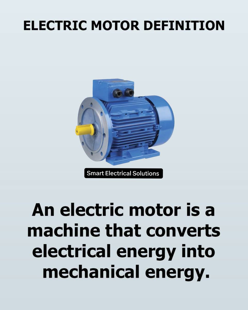 Smartsolution0's tweet photo. Electric Motor Definition https://t.co/HQDQLrFTvW