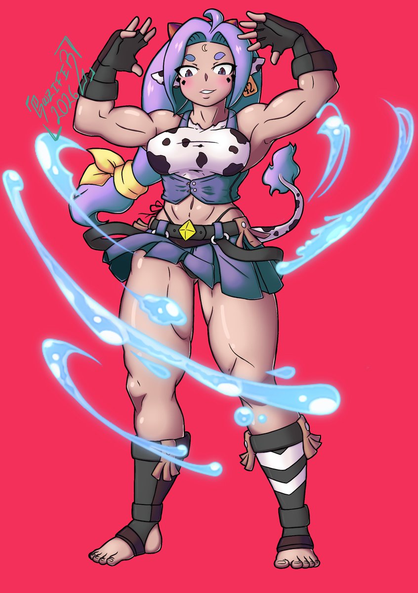 GWZ1FER's tweet photo. La Quinta es Bovina!! 

Después de tiempo en ausencia, les traigo el full color de la quinta fusión de mi niña, esta vez con Chicalim Vaca, personaje de @StoreBaka , le puse de nombre Behiana. 

#draw #digitalart #fusioncharacter #mexicatomboy #gwzifer https://t.co/REkNjcOnqq