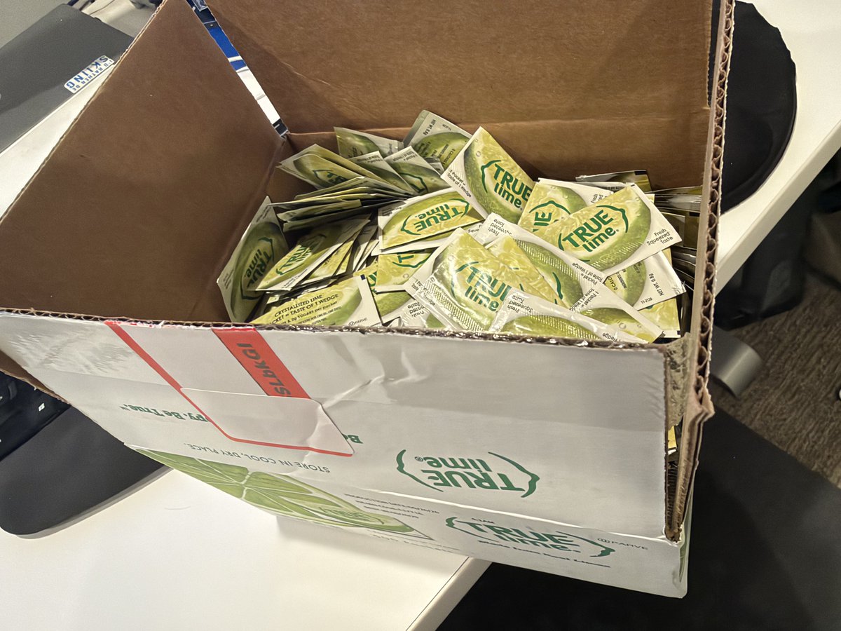showgren's tweet photo. @scottew @BoMcNally Back to keeping a couple dozen packets in the car https://t.co/ma8ScIO5Dp