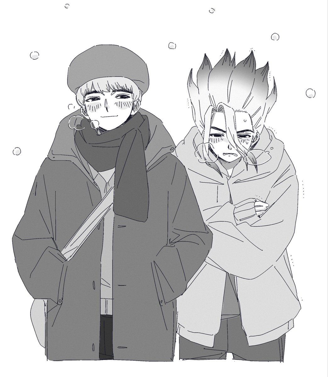 _omurice_uu's tweet photo. 羽と千
冬天散步 https://t.co/iRhuZgyEy6