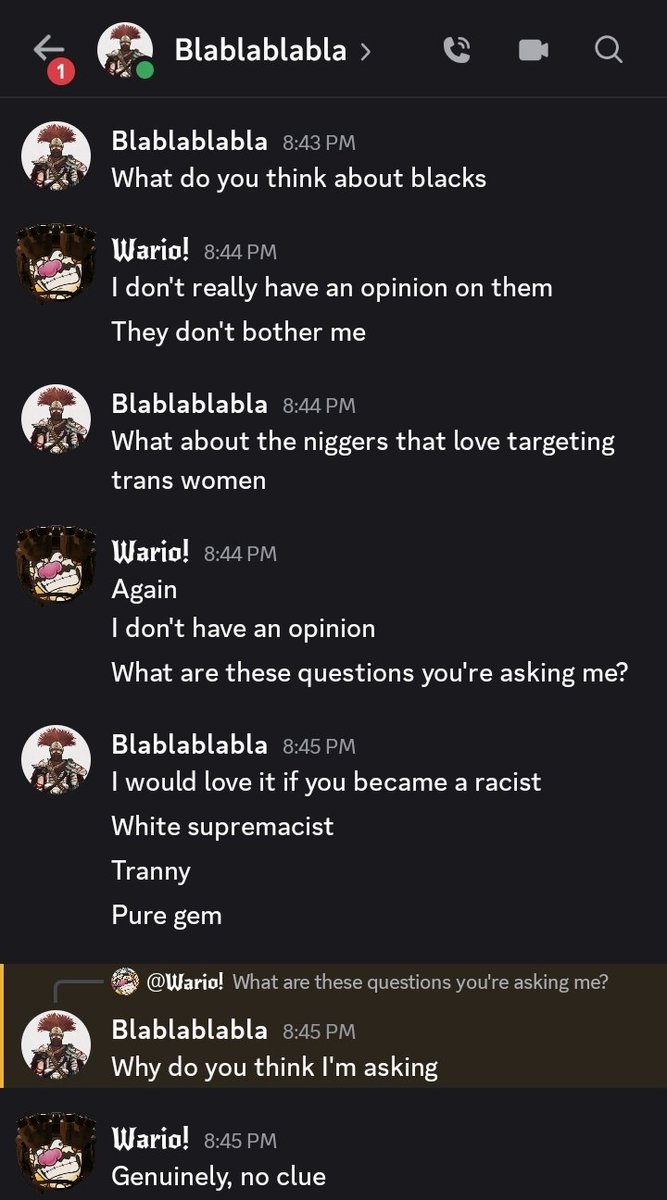 bridget_yoyo_67's tweet photo. if this person adds you on discord please decline their friend request absolutely racist and transphobic for no reason whatsoever https://t.co/t85LgJClAy